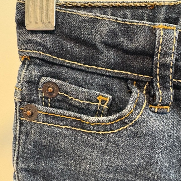Lucky Brand Toddler Zoe Skinny Dark Blue Jeans | Size 3T - Picture 4 of 10